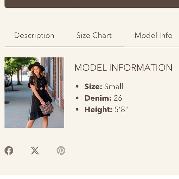 Flutter Sleeve Dress - Navy - Picture 6 of 9